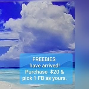 Choose FREE ITEM(Marked FREE 🎄 w 20$ purchase or more of regular priced